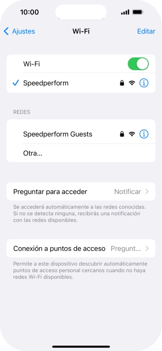 Desliza el dedo hacia arriba desde la parte inferior de la pantalla para terminar y volver a la pantalla de inicio.