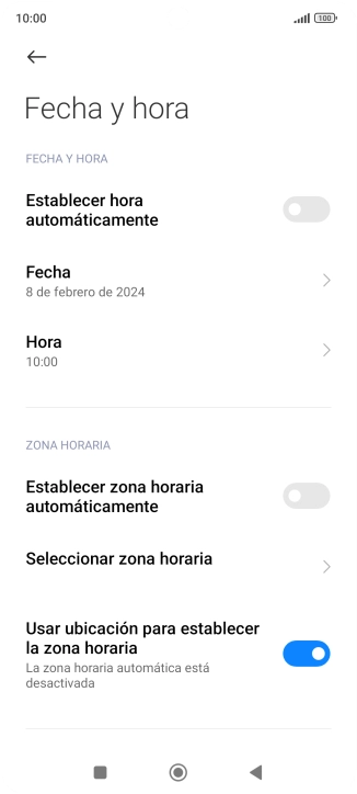 Pulsa el indicador junto a 