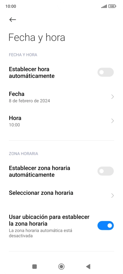 Pulsa el indicador junto a 