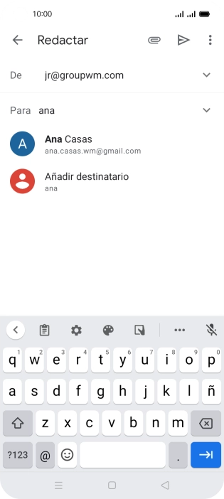 Pulsa el contacto deseado. Pulsa el contacto deseado.