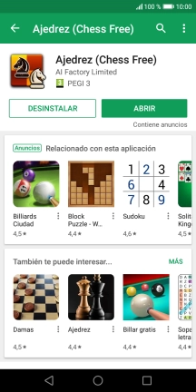 Pulsa la tecla de inicio para terminar y regresar a la pantalla de inicio.