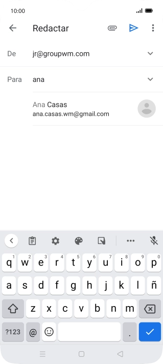 Pulsa el contacto deseado.