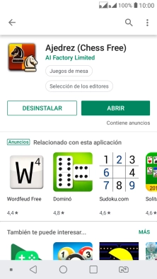 Pulsa la tecla de inicio para terminar y regresar a la pantalla de inicio.