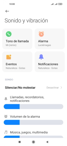Pulsa Tono de llamada.