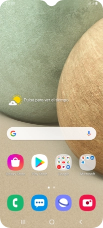 Desliza dos dedos hacia abajo desde la parte superior de la pantalla.