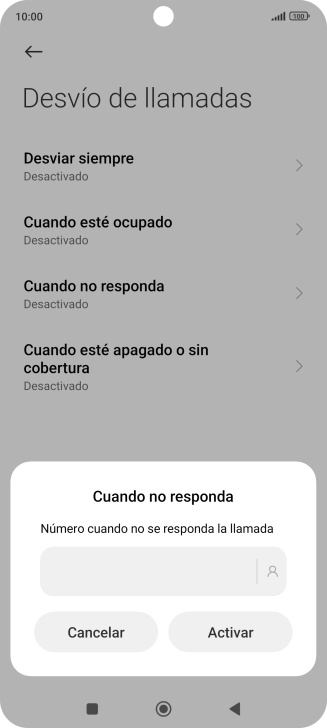Introduce +34600132000 y pulsa Activar.