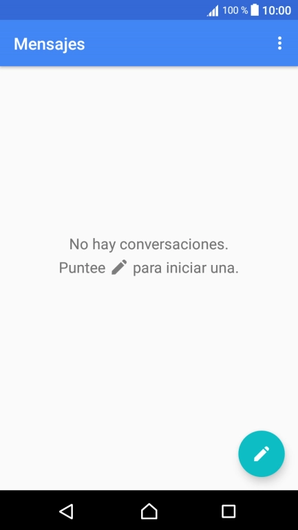 Pulsa el icono de nuevo mensaje.