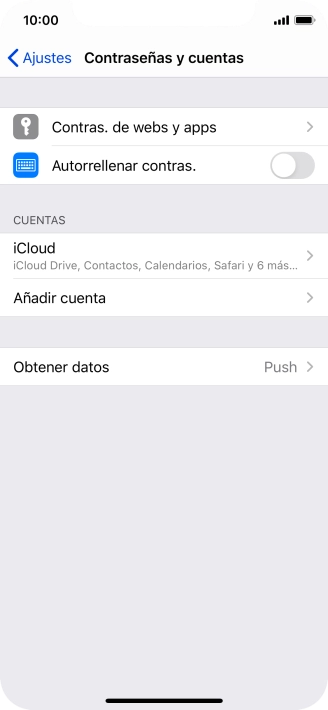 Pulsa Añadir cuenta.