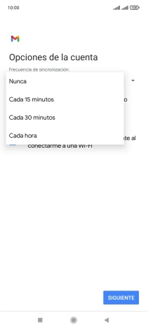 Pulsa el ajuste deseado.