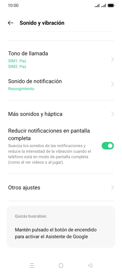 Pulsa Tono de llamada.