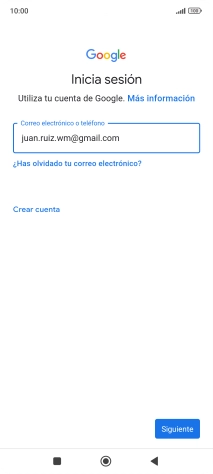 Pulsa Siguiente.