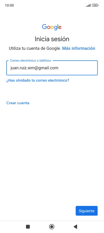 Pulsa Siguiente.