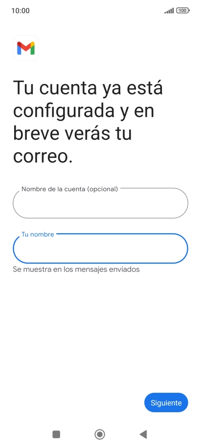 Pulsa Siguiente.