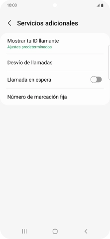 Pulsa el indicador junto a 