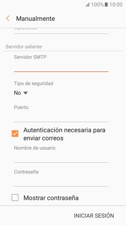 Pulsa la lista desplegable bajo 