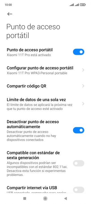 Pulsa la tecla de inicio para terminar y regresar a la pantalla de inicio.