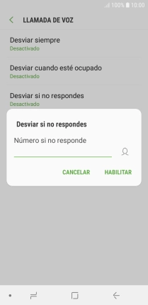 Introduce +34600132000 y pulsa HABILITAR.