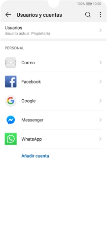 Pulsa el icono de menú.