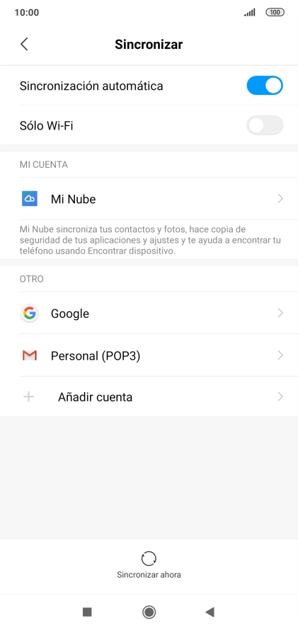 Pulsa la tecla de inicio para terminar y regresar a la pantalla de inicio.