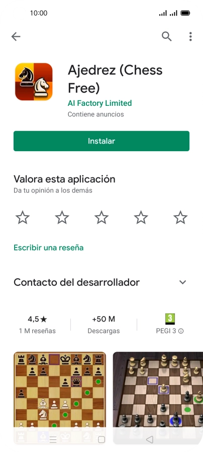 Pulsa la tecla de inicio para terminar y regresar a la pantalla de inicio.