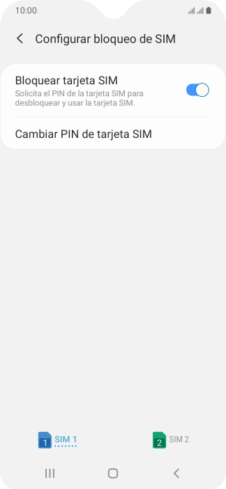 Pulsa la tarjeta SIM deseada. Pulsa la tarjeta SIM deseada.