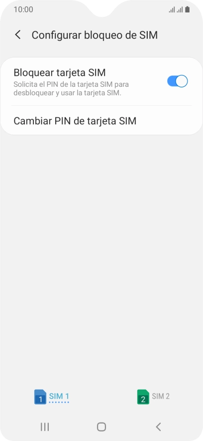 Pulsa la tarjeta SIM deseada. Pulsa la tarjeta SIM deseada.