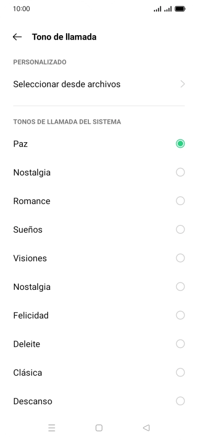 Pulsa Seleccionar desde archivos.