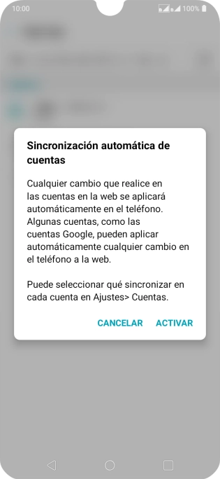 Si activas la función, pulsa ACTIVAR.