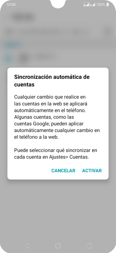 Si activas la función, pulsa ACTIVAR.