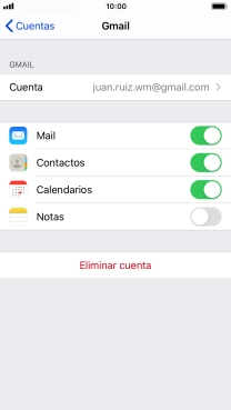 Pulsa la tecla de inicio para terminar y regresar a la pantalla de inicio.