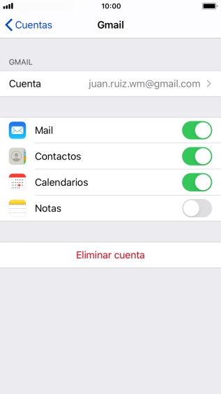Pulsa la tecla de inicio para terminar y regresar a la pantalla de inicio.