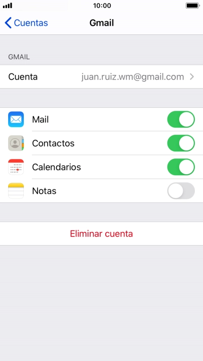 Pulsa la tecla de inicio para terminar y regresar a la pantalla de inicio.