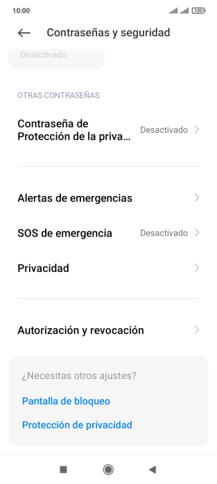 Pulsa Privacidad. Pulsa Privacidad.