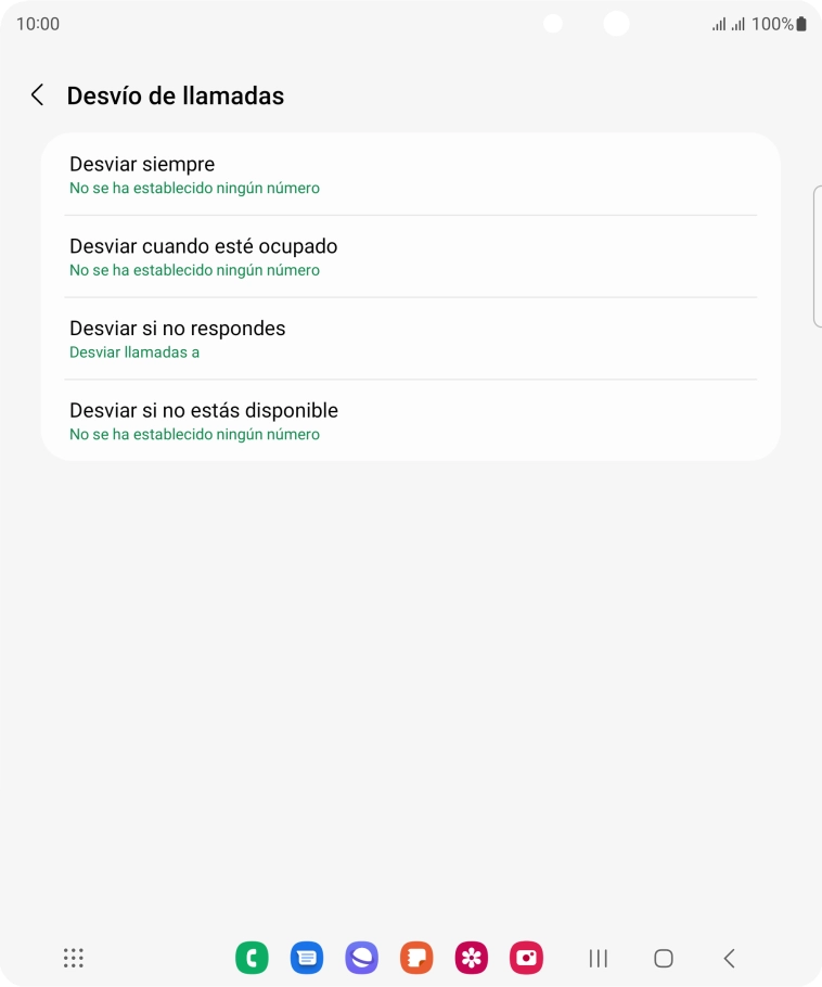 Pulsa la tecla de inicio para terminar y regresar a la pantalla de inicio.