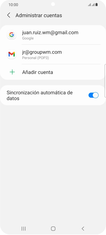 Pulsa la tecla de inicio para terminar y regresar a la pantalla de inicio.