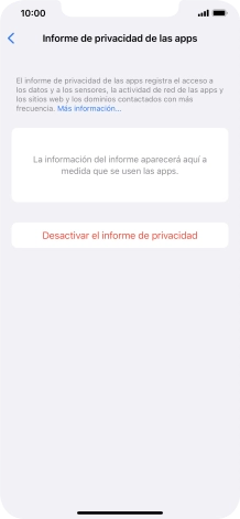 Desliza el dedo hacia arriba desde la parte inferior de la pantalla para terminar y volver a la pantalla de inicio.
