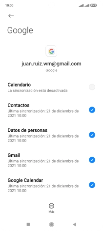 Pulsa la tecla de inicio para terminar y regresar a la pantalla de inicio.