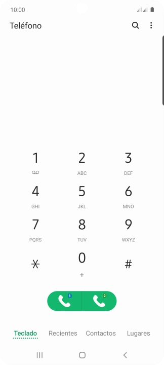 Pulsa el icono de menú.
