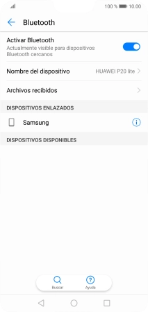 Pulsa la tecla de inicio para terminar y regresar a la pantalla de inicio.