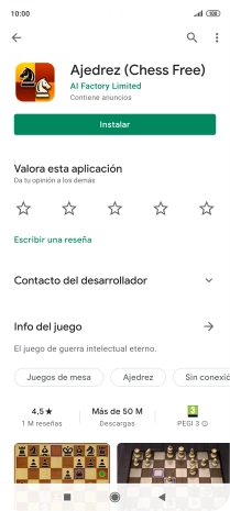 Pulsa la tecla de inicio para terminar y regresar a la pantalla de inicio.