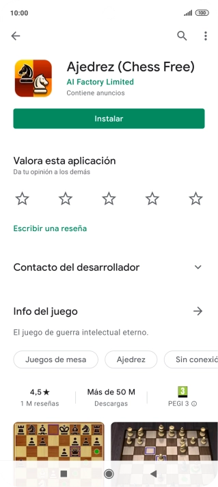 Pulsa la tecla de inicio para terminar y regresar a la pantalla de inicio.