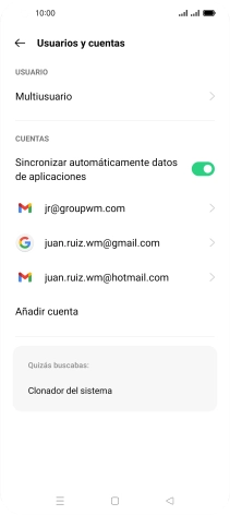 Pulsa el indicador junto a Pulsa el indicador junto a
