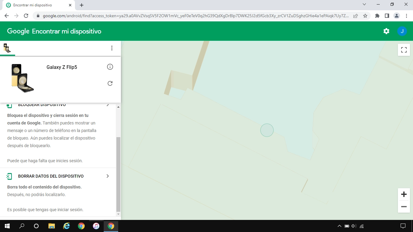 Haz clic en BORRAR DATOS DEL DISPOSITIVO y sigue las indicaciones de la pantalla para eliminar todo el contenido de tu teléfono. Ten en cuenta que ya no podrás utilizar la función de 
