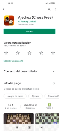 Pulsa la tecla de inicio para terminar y regresar a la pantalla de inicio.