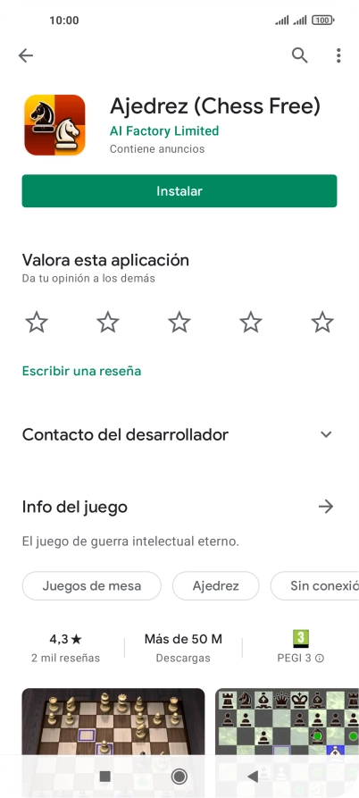 Pulsa la tecla de inicio para terminar y regresar a la pantalla de inicio.