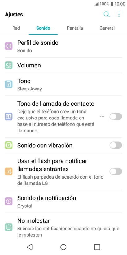 Pulsa la tecla de inicio para terminar y regresar a la pantalla de inicio.