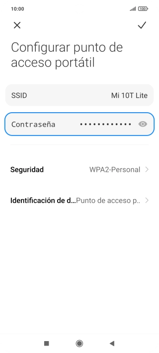 Pulsa Seguridad.