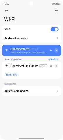 Desliza el dedo hacia arriba desde la parte inferior de la pantalla para terminar y volver a la pantalla de inicio.