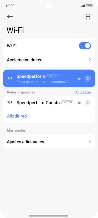 Desliza el dedo hacia arriba desde la parte inferior de la pantalla para terminar y volver a la pantalla de inicio.