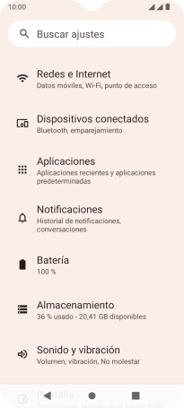 Pulsa Redes e Internet.